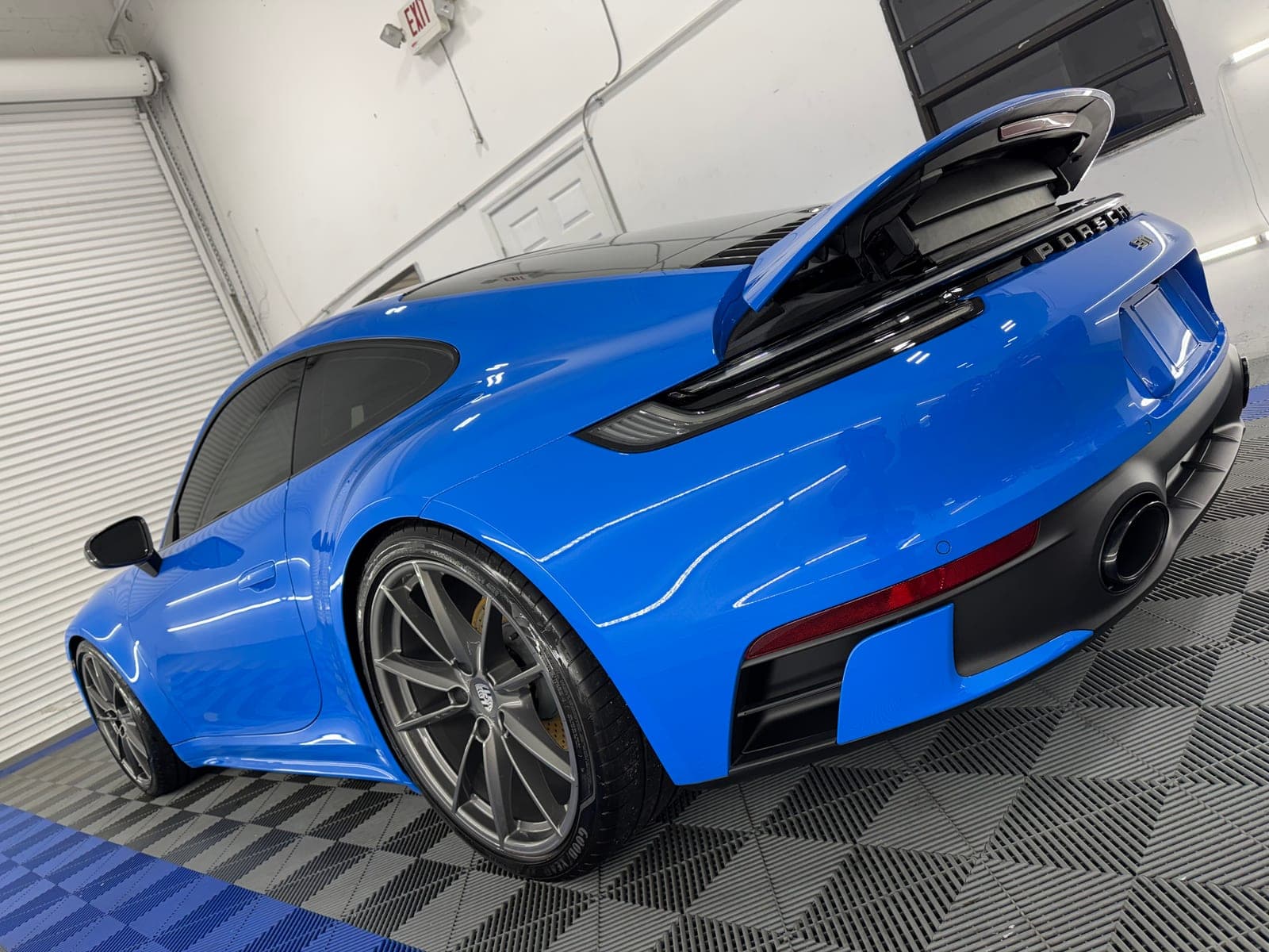 Ceramic-coated Porsche 911 at Sunflo Detailing in Oakland Park, FL